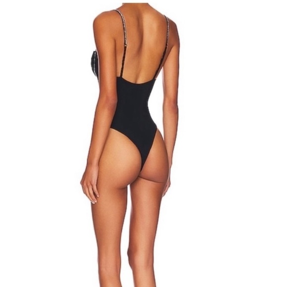 LA REVECHE Letizia Crystal-embellished Swimsuit - Picture 2 of 10